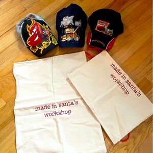 Bundle of 3 Cars Disney Pixar caps hats. Youth